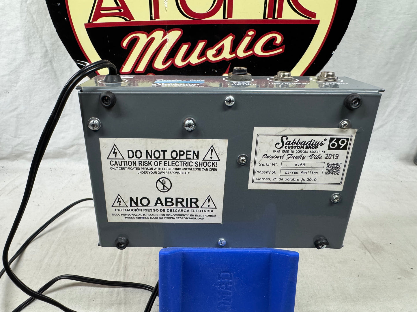 Sabbadius Custom Shop '69 Funky-Vibe Chorus Vibrato Pedal 2019
