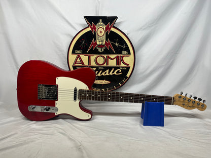 Fender American Standard Telecaster Tele Crimson Red Electric Guitar - Pickups have been Replaced with Seymour Duncan APTL-1/APTR-1