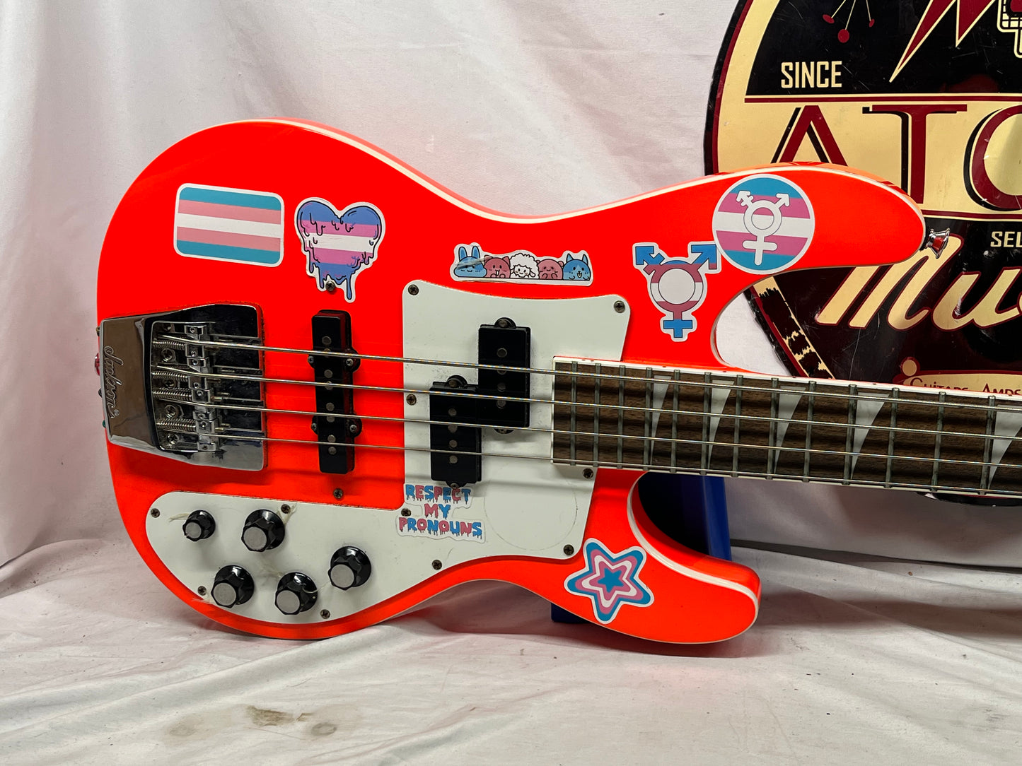 Jackson X Series Concert Bass CBXNT DX IV 4-String Electric Bass - Rocket Red