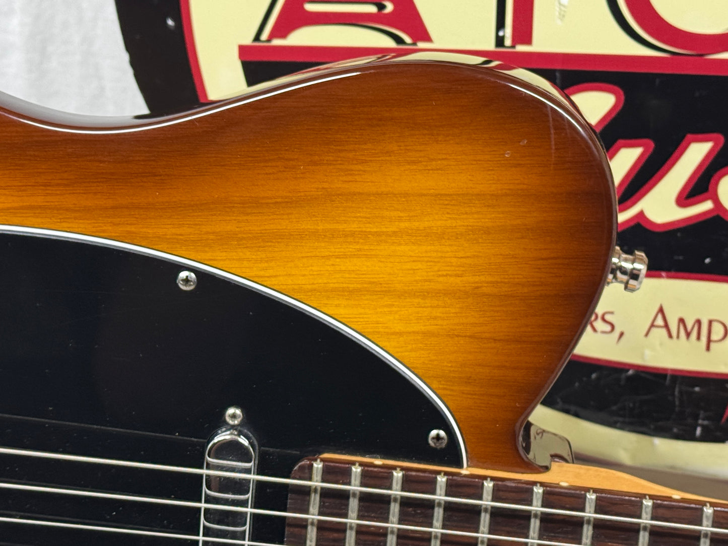 Fender 2016 Limited Special Edition American Standard Telecaster Figured Neck Guitar with Case 2015 - Cognac Burst / Rosewood fingerboard