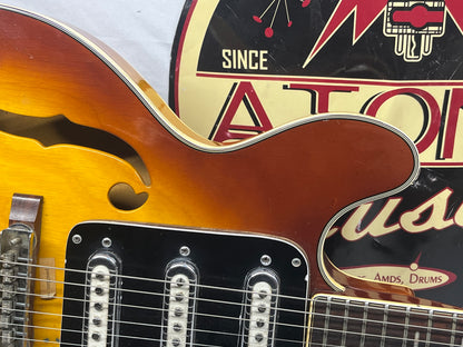 Univox Custom Hollow Body Electric Guitar