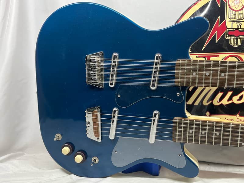 Danelectro Doubleneck 6/12 6-String and 12-String Electric Guitar - Image 2