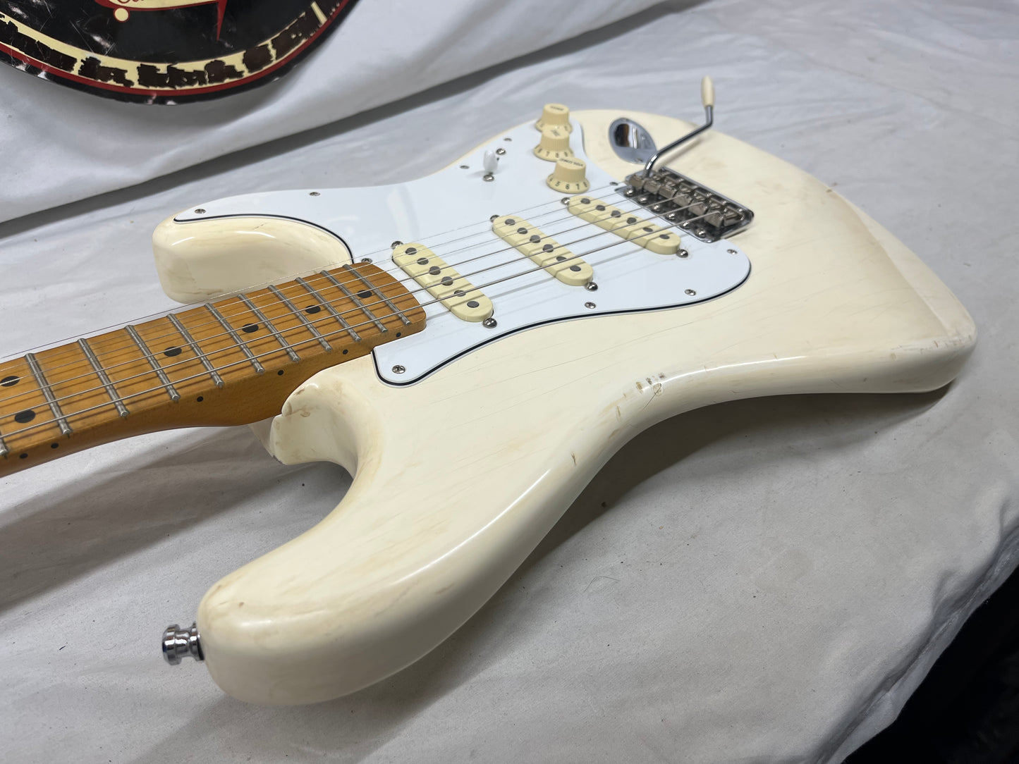 Fender Jimi Hendrix Stratocaster Strat Electric Guitar - Olympic White