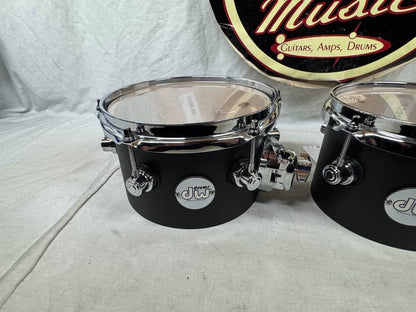 DW Drum Workshop Design Series Concert Tom 2-pack Pair - 8" & 6" - Image 6