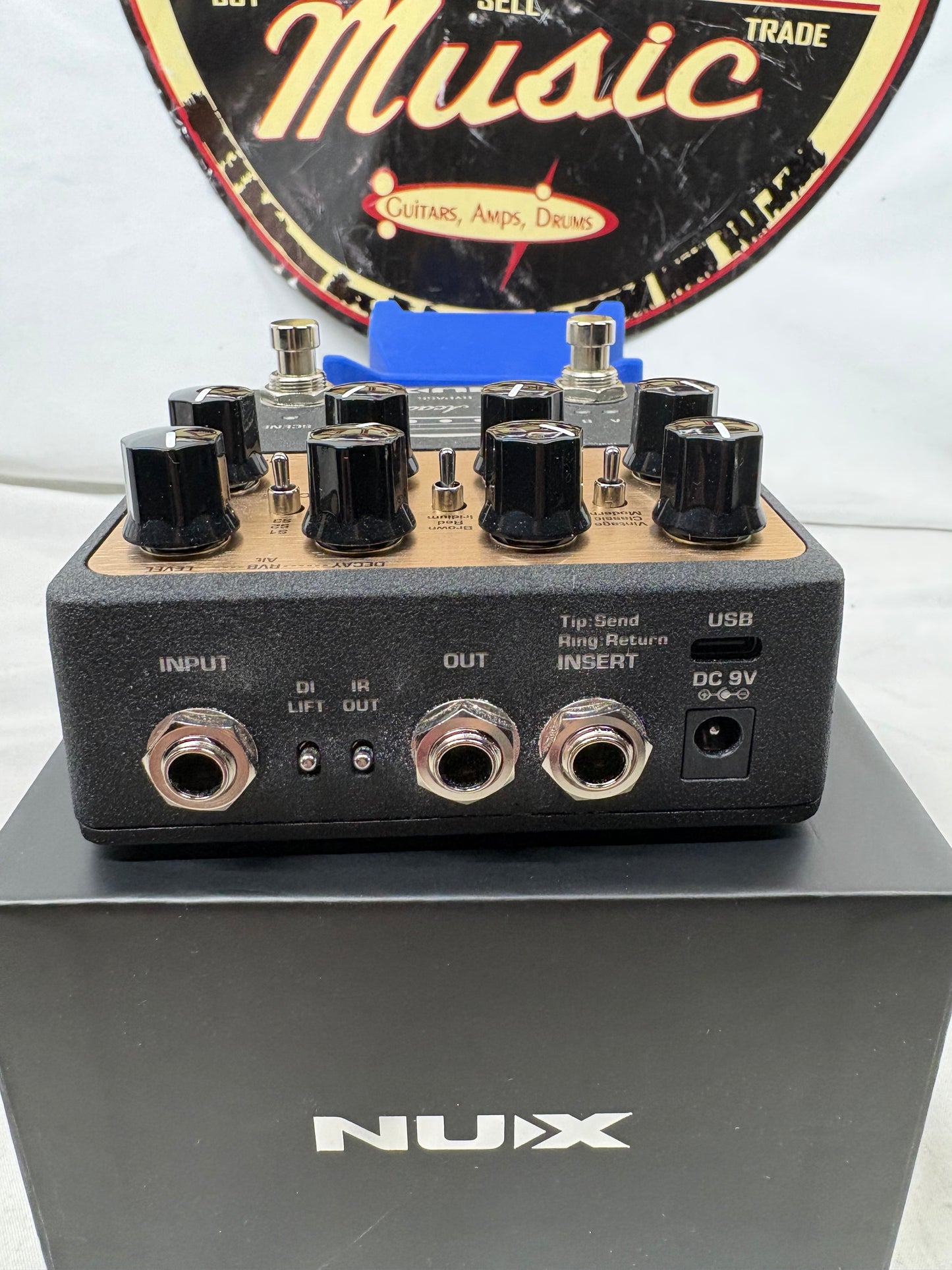 NuX NGS-6 ngs6 Amp Academy Amp Modeler with IR & Effects Pedal with Box