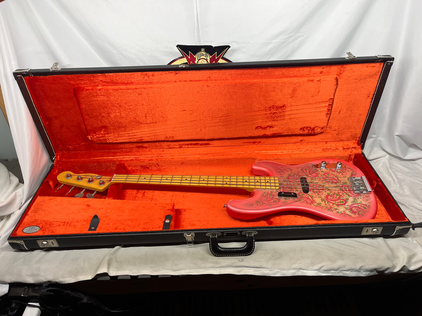 Fender '54 Reissue 4-String Electric Precision Bass MIJ - Made in Japan 2003 with Hard Case - Paisley