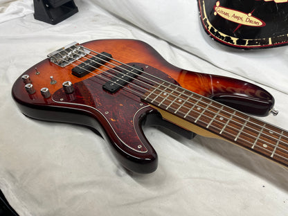 Ibanez TR505 Expressionist 5-String Doublecut Electric Bass - Violin Sunburst