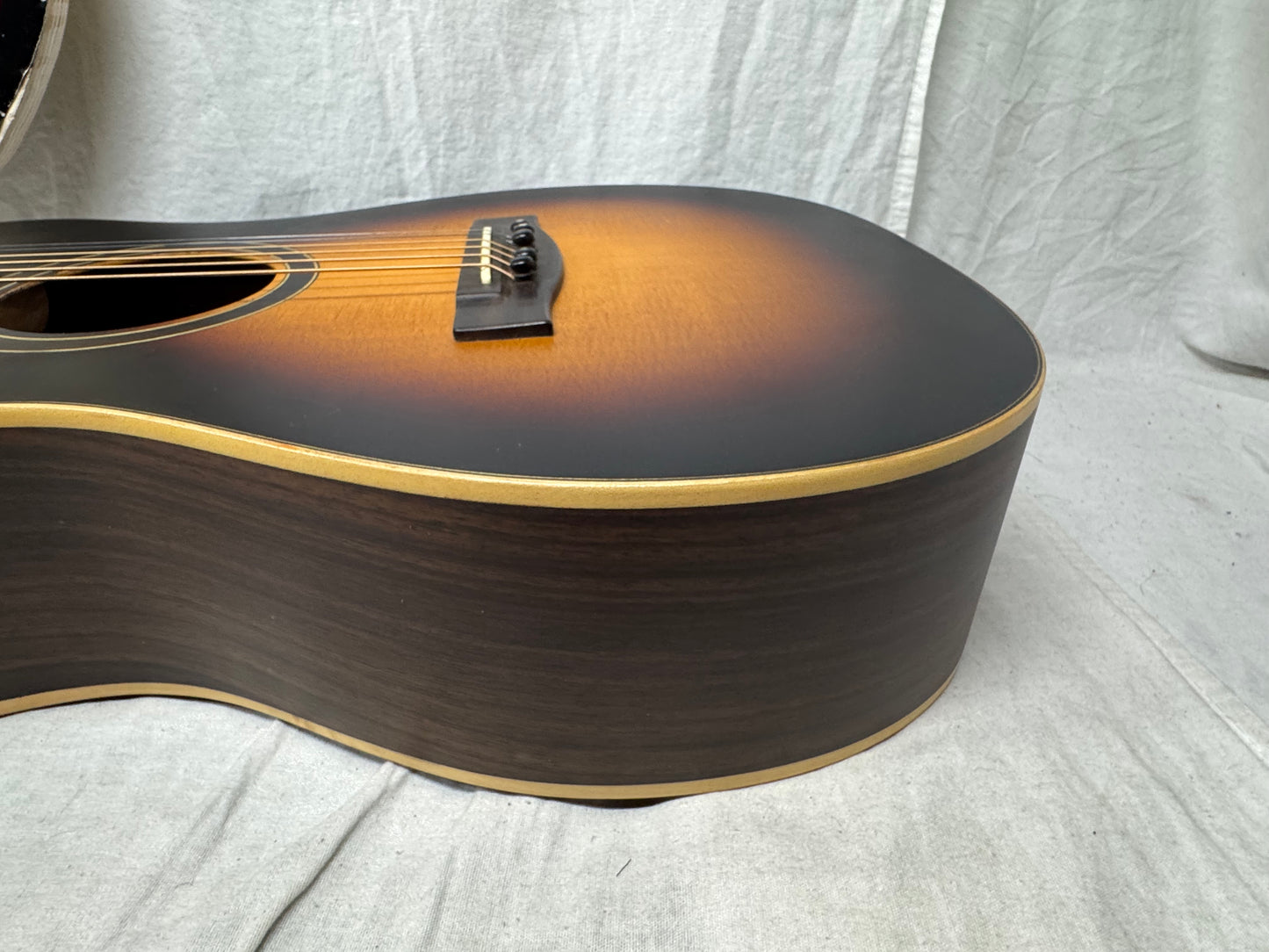 Journey Instruments Overhead OF420B1 of-420 Collapsible Travel Acoustic Guitar with Soft Case