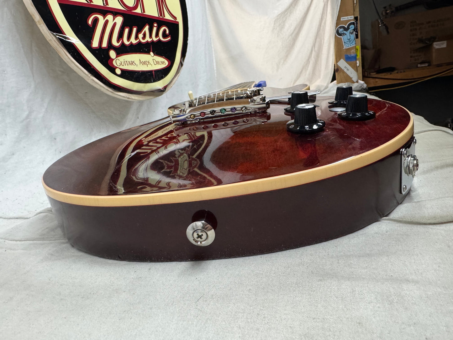 Gibson Les Paul Traditional Pro II 2 Guitar with Case 2012 - modified! - Wine Red