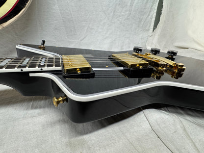 Gibson USA Custom Shop Explorer Custom Guitar with COA + Case 2024 - Ebony / Black
