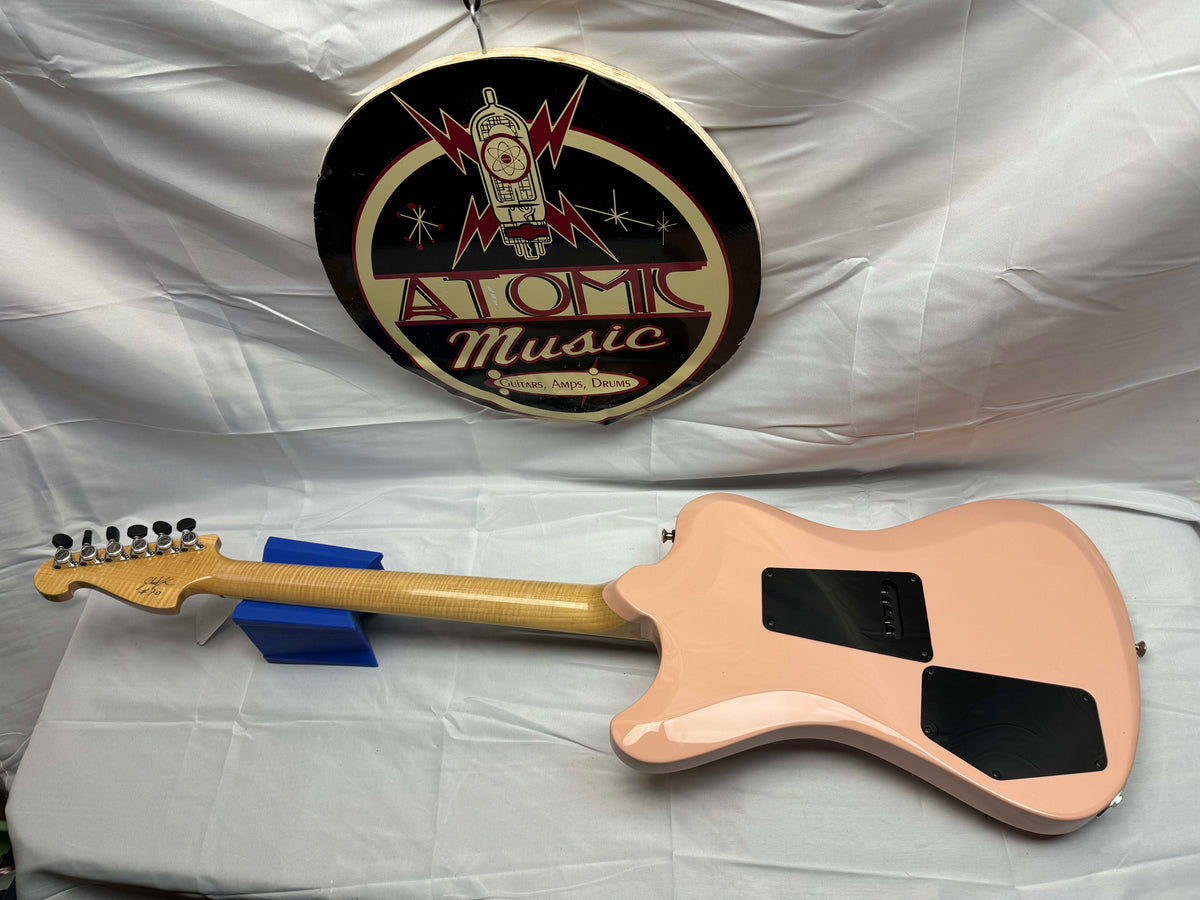 Knaggs Tuckahoe Trembuck #70 Guitar with Case 2023 - Shell Pink / Mahogany body / Maple neck / Nickel hw / Gloss finish