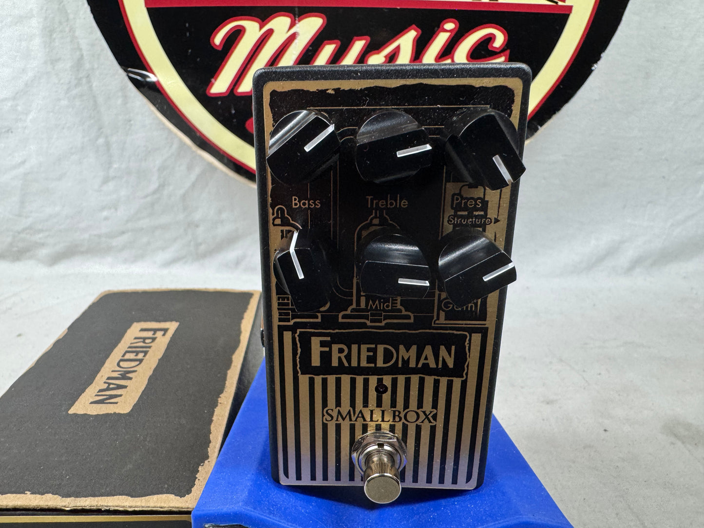 Friedman Smallbox Overdrive Pedal with Box