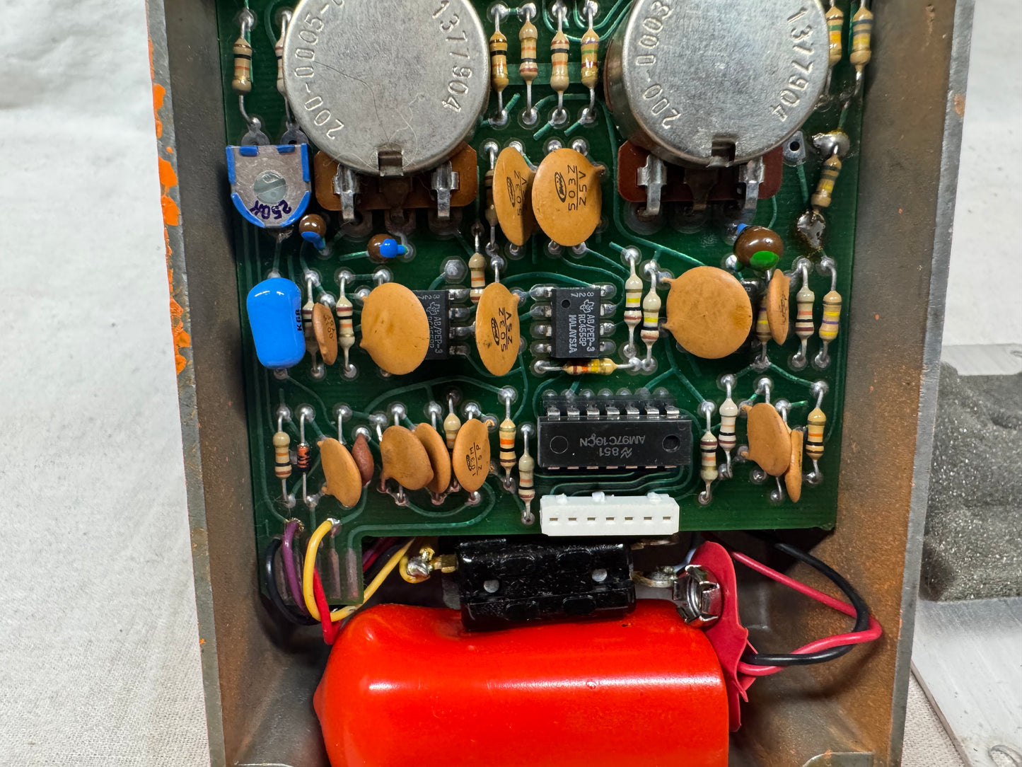 Ross Phaser Phase Shifter Pedal pot codes date to 1979