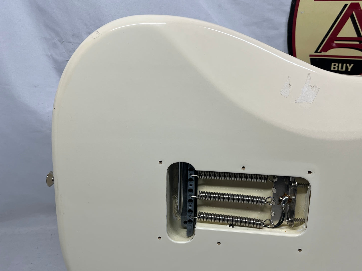 Fender Standard Stratocaster Strat Left Handed Lefty Electric Guitar - Arctic White