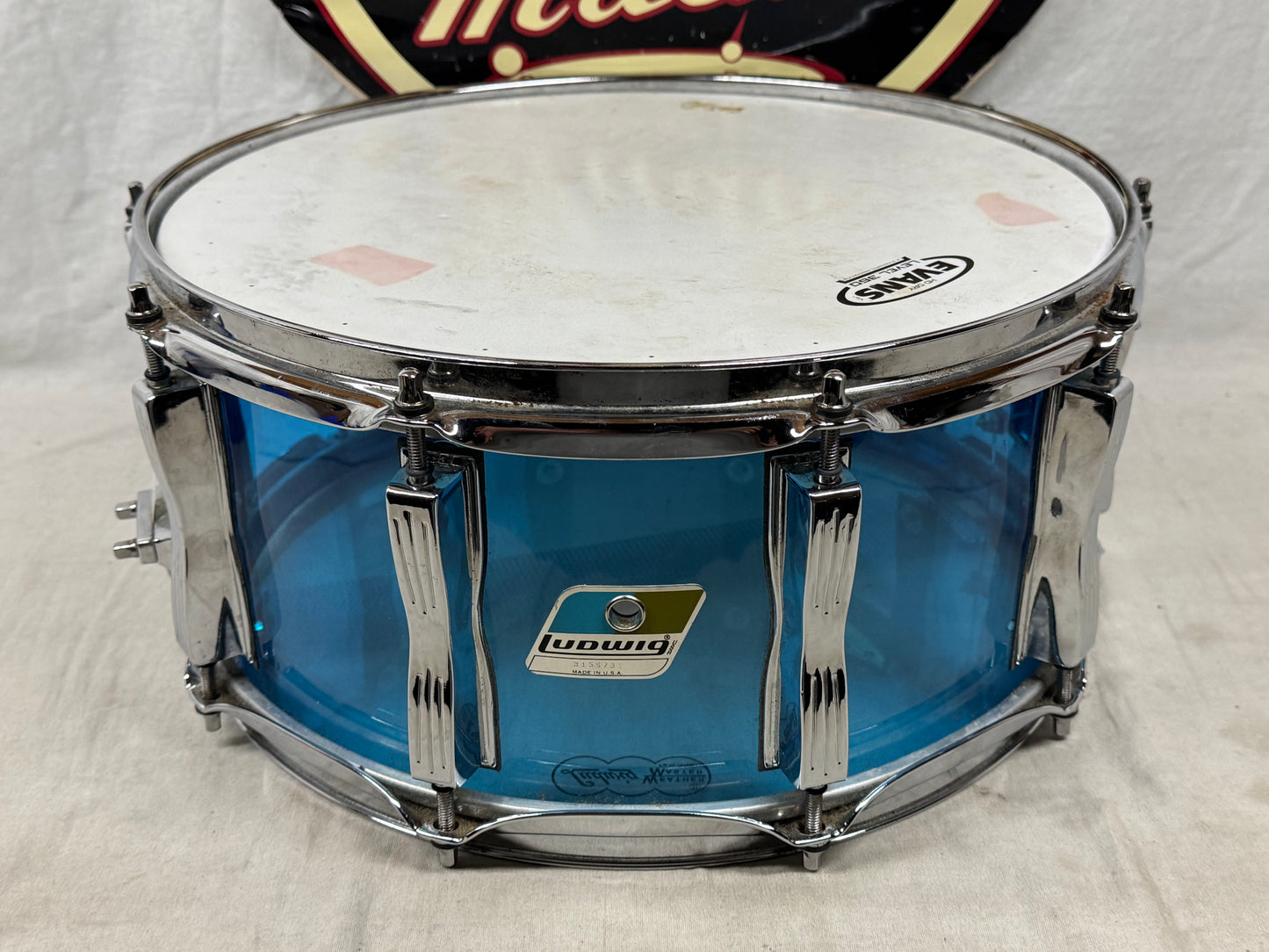 Ludwig 14x6.5 Vistalite 10 Ply Snare Drum