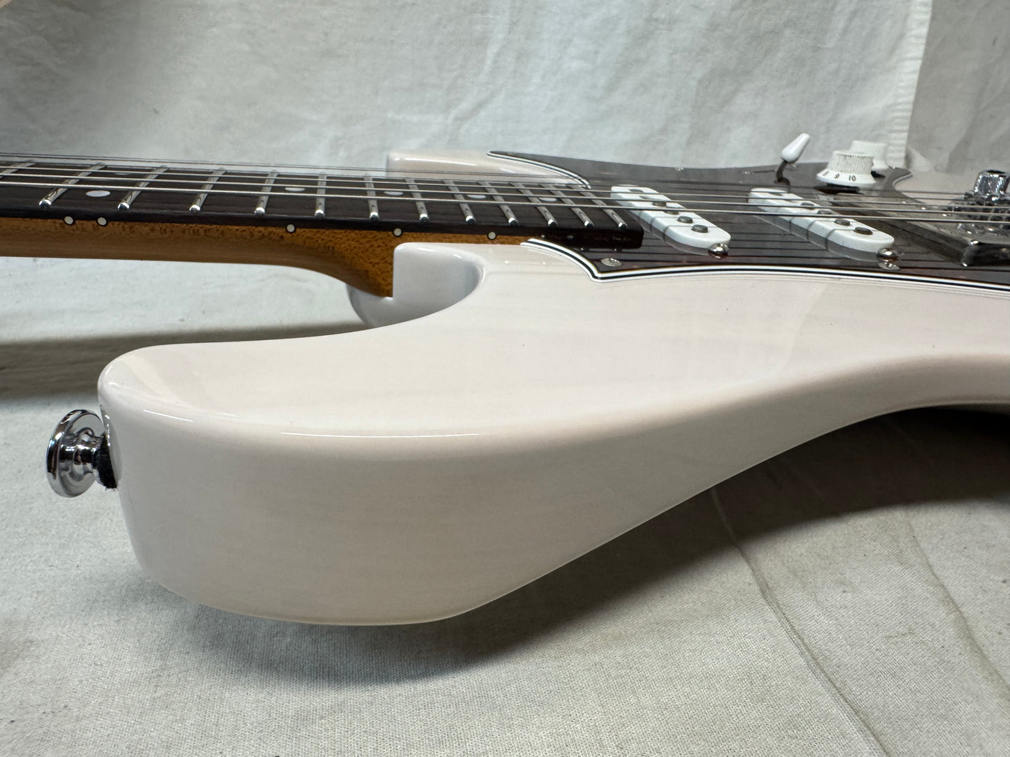 Ibanez Prestige AZ Series AZ2204N-AWD AZ2204 Guitar with Case - MIJ Made In Japan 2023 - Antique White Blonde