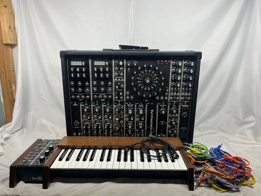 Synthesizers.com Portable Modular Synthesizer System Case and Keyboard with Patch Cables - Local Pickup Only!