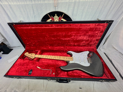 Fender USA Eric Clapton Stratocaster Guitar with Case - Lace Sensor Pickups 1993 - Pewter / Maple neck