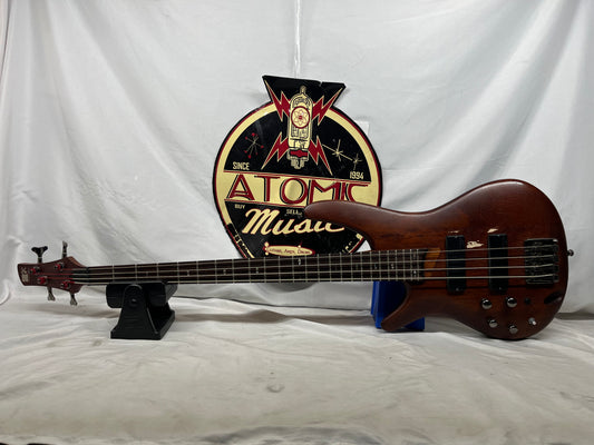 Ibanez Soundgear SR500L Left-Handed Lefty *Strung for Right-Handed Playing* Doublecut 4-String Electric Bass