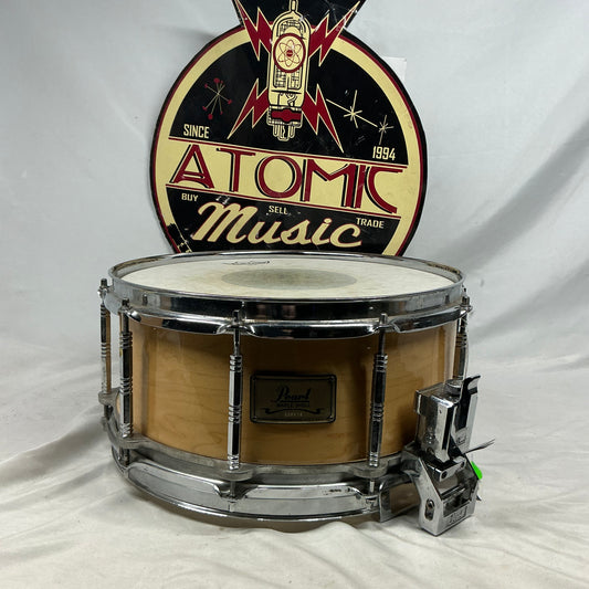 Pearl Free Floating 14x5.5 (shell) / 14x6.5 (actual depth) Maple Shell Snare Drum