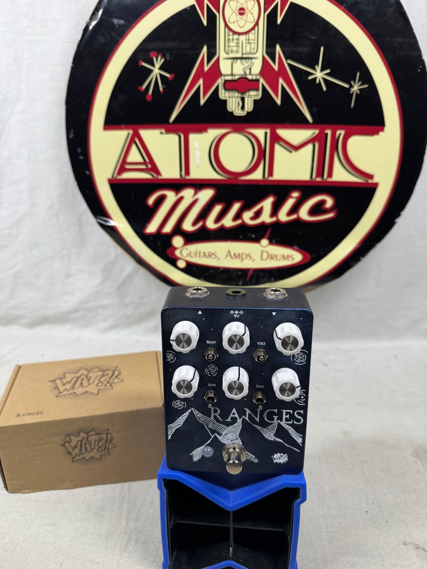 Wonderful Audio Technology WAT?! Ranges Overdrive Pedal with Box