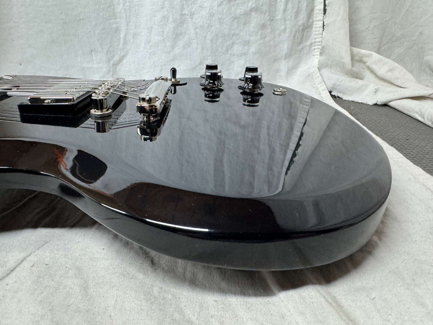 Gibson SESCE19EBNH3 CME Exclusive SG Standard Guitar with Case 2020 - Ebony / Black