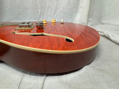 Koll Guitar Company Duo Glide Semi-Hollowbody Guitar with Case 2010 - Round Up Orange
