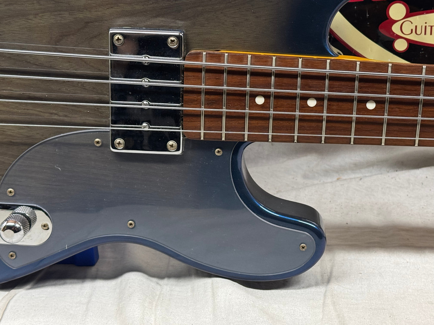 Fender TNB-110SPL TNB SPL J-Craft Thinline Telecaster Bass Special 4-string Semi-Hollowbody Bass 2002 - 2004 - Blue Violet Burst