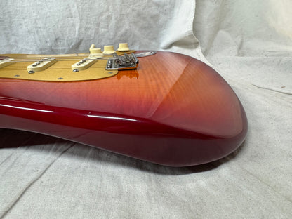 Fender Player II 2 Stratocaster Plus Top Guitar - MIM Mexico 2025 - Cherry Burst / Maple neck