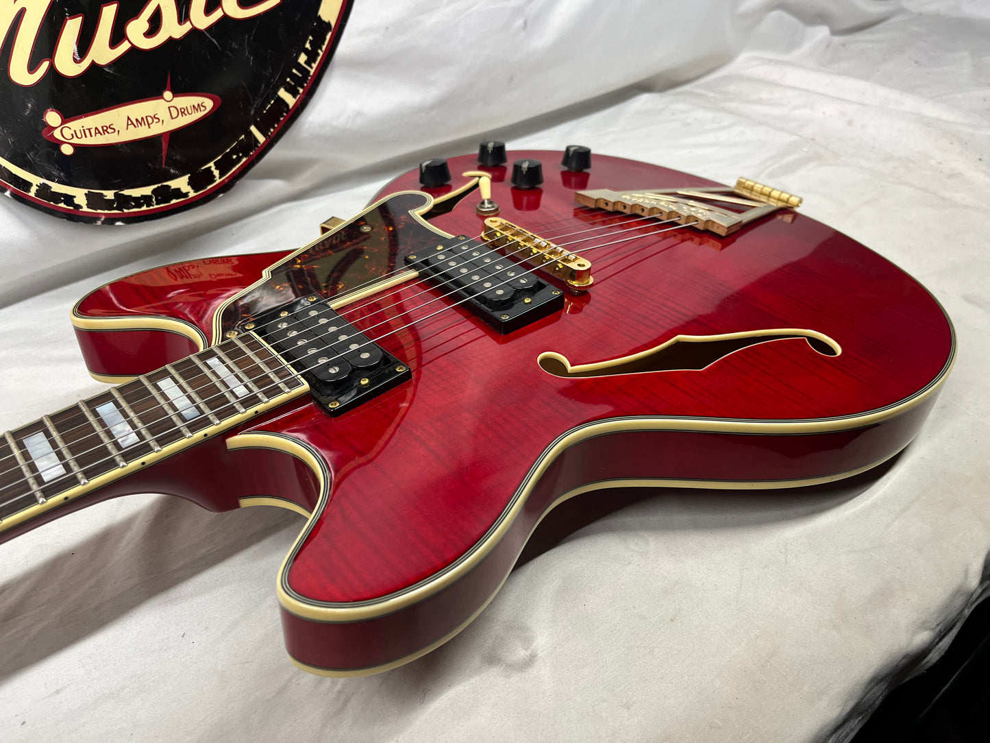 D'Angelico Excel Mini EX DC Double Cutaway Semi-Hollow Body Electric Guitar