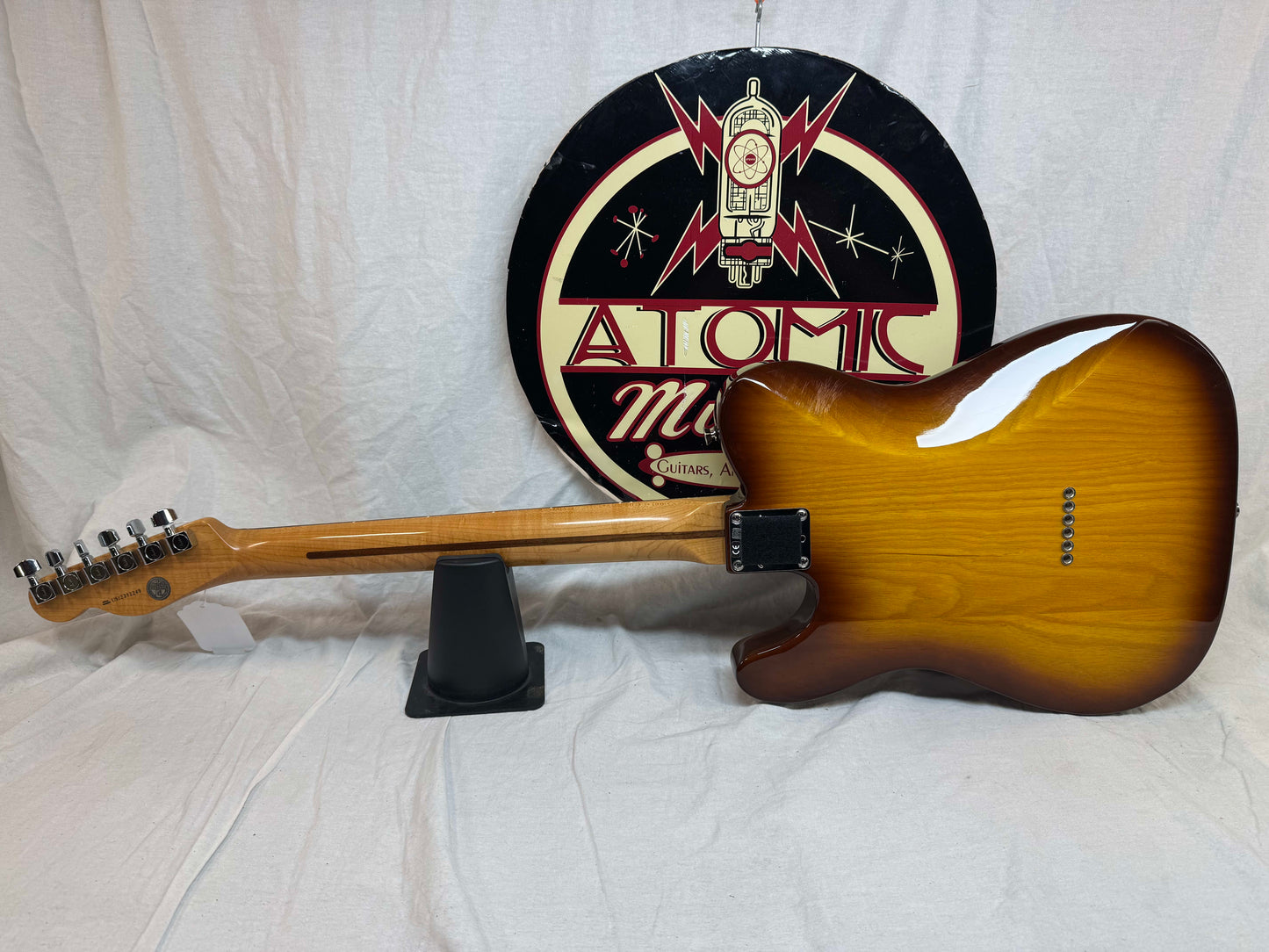 Fender 2016 Limited Edition American Standard Telecaster Figured Neck Guitar with Case 2015 - Cognac Burst / Rosewood fingerboard