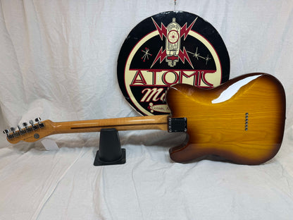 Fender 2016 Limited Edition American Standard Telecaster Figured Neck Guitar with Case 2015 - Cognac Burst / Rosewood fingerboard
