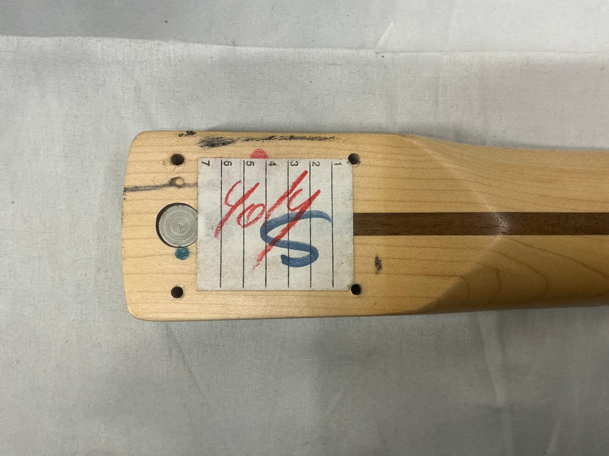 Fender PARTS Stratocaster Guitar - 2002 MIM Standard neck on ? body with WD pickguard + ? pickups