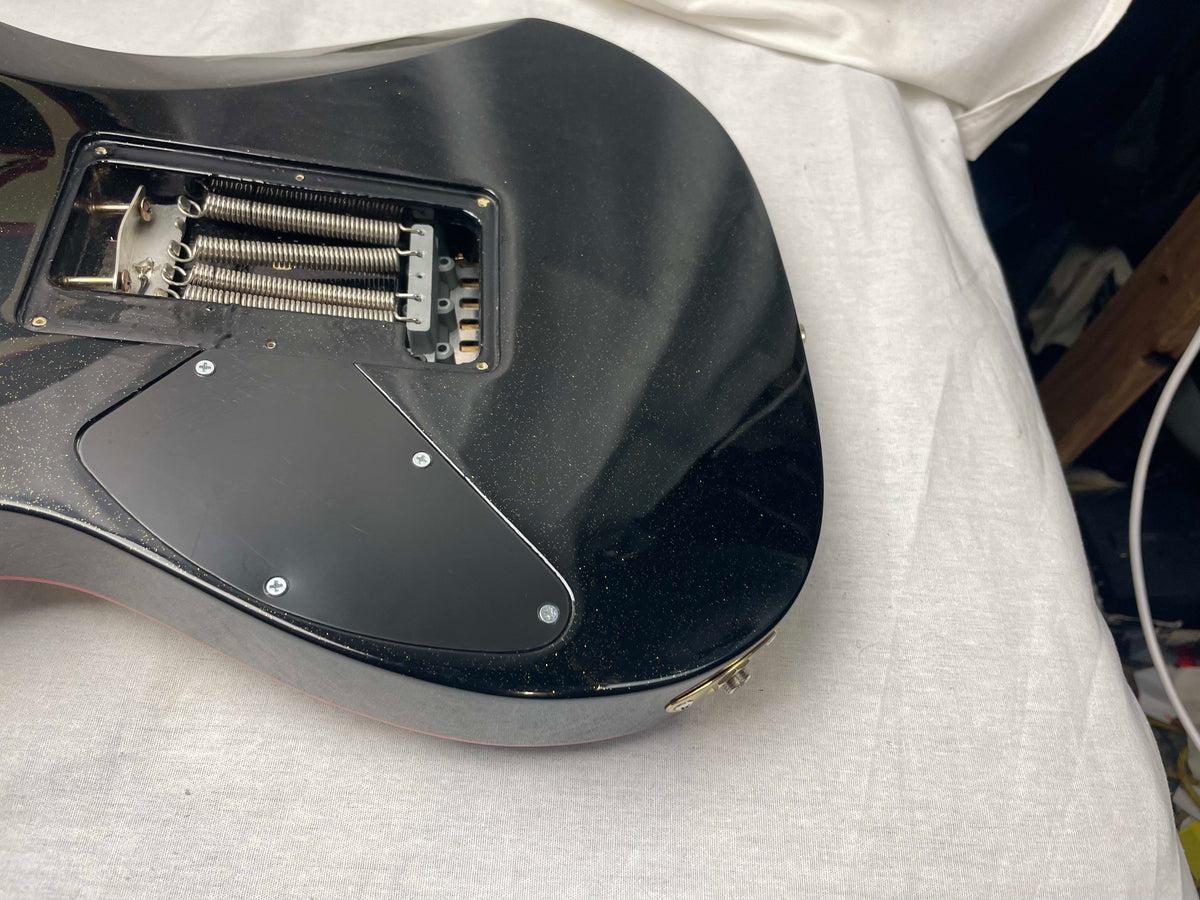 Ibanez RG Series RG08LTD Guitar 2008 Spring Special Limited Edition - Sakura Blast JPB Japan Black with Red Binding