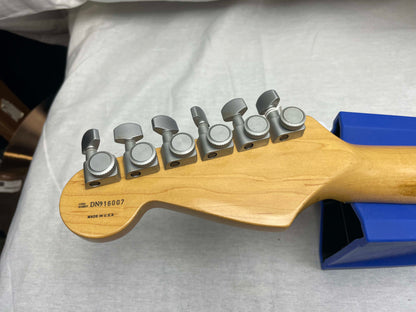 Fender PARTS Stratocaster - 1999 American Deluxe neck on 1983 Dan Smith-era Standard Strat body with Case - Transparent Teal