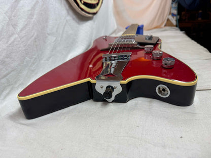 Gretsch G6199 Billy-Bo Jupiter Thunderbird Guitar with COA + Case - MIJ Made In Japan - Red