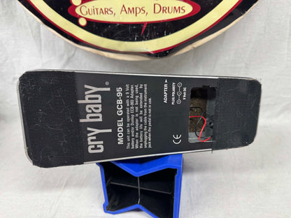 Dunlop GCB95 GCB-95 Cry Baby crybaby Wah Pedal - Rev H Circuit - missing battery cover & rubber feet