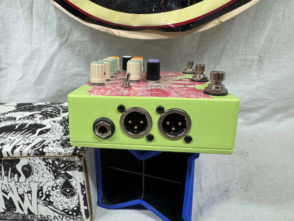 Old Blood Noise Endeavors OBNE MAW Microphone Audio Workstation Vocal Instrument Multi-Effects XLR Pedal with Box