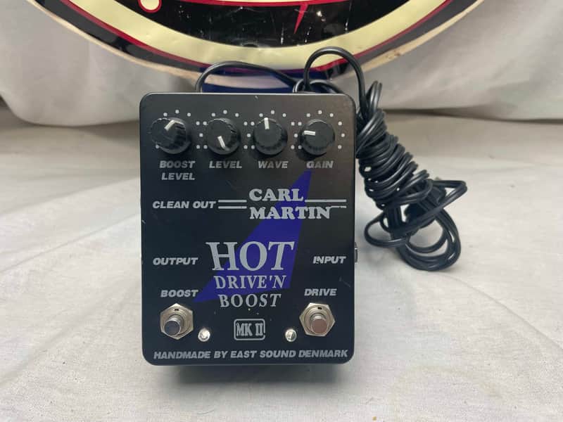 Carl Martin Hot Drive 'N Boost MkII mk II 2 Boost Overdrive Pedal