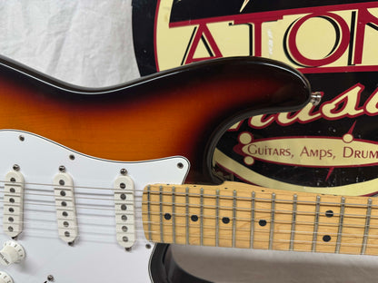 Fender American Standard Stratocaster Guitar 1993 - Brown Sunburst / Maple Neck