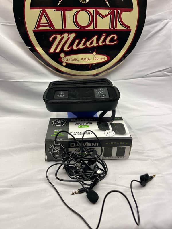 Mackie EleMent Wave LAV Lavalier Microphone Wireless System with Box