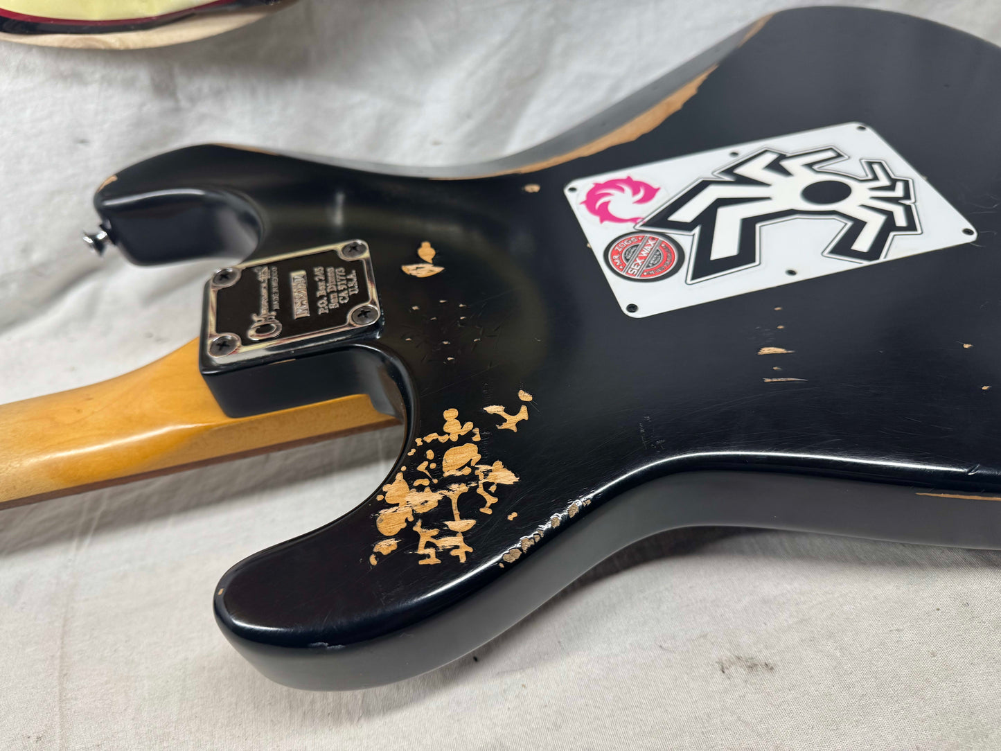 Charvel SC1 sc-1 Super Stock Relic Guitar with Case - Upgraded pickups! 2019