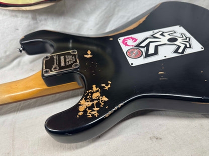 Charvel SC1 sc-1 Super Stock Relic Guitar with Case - Upgraded pickups! 2019