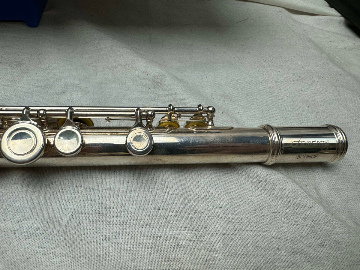Armstrong 800BOF 800 BOF b0f Open Hole Flute with Case