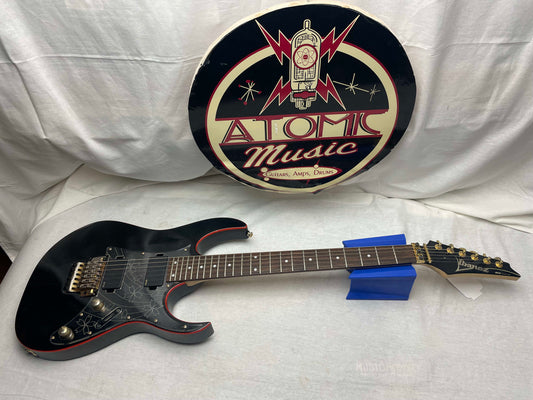 Ibanez RG Series RG08LTD Guitar 2008 Spring Special Limited Edition - Sakura Blast JPB Japan Black with Red Binding