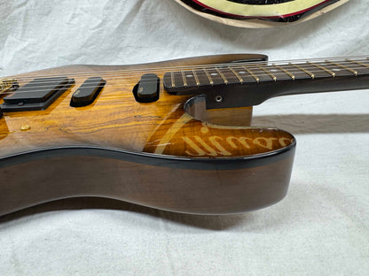 Warmoth S-style HSS Guitar with EMG Pickups by Houston Electric Guitar Jerry DeLue