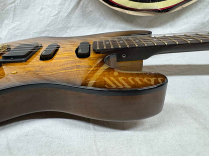 Warmoth S-style HSS Guitar with EMG Pickups by Houston Electric Guitar Jerry DeLue - Image 16