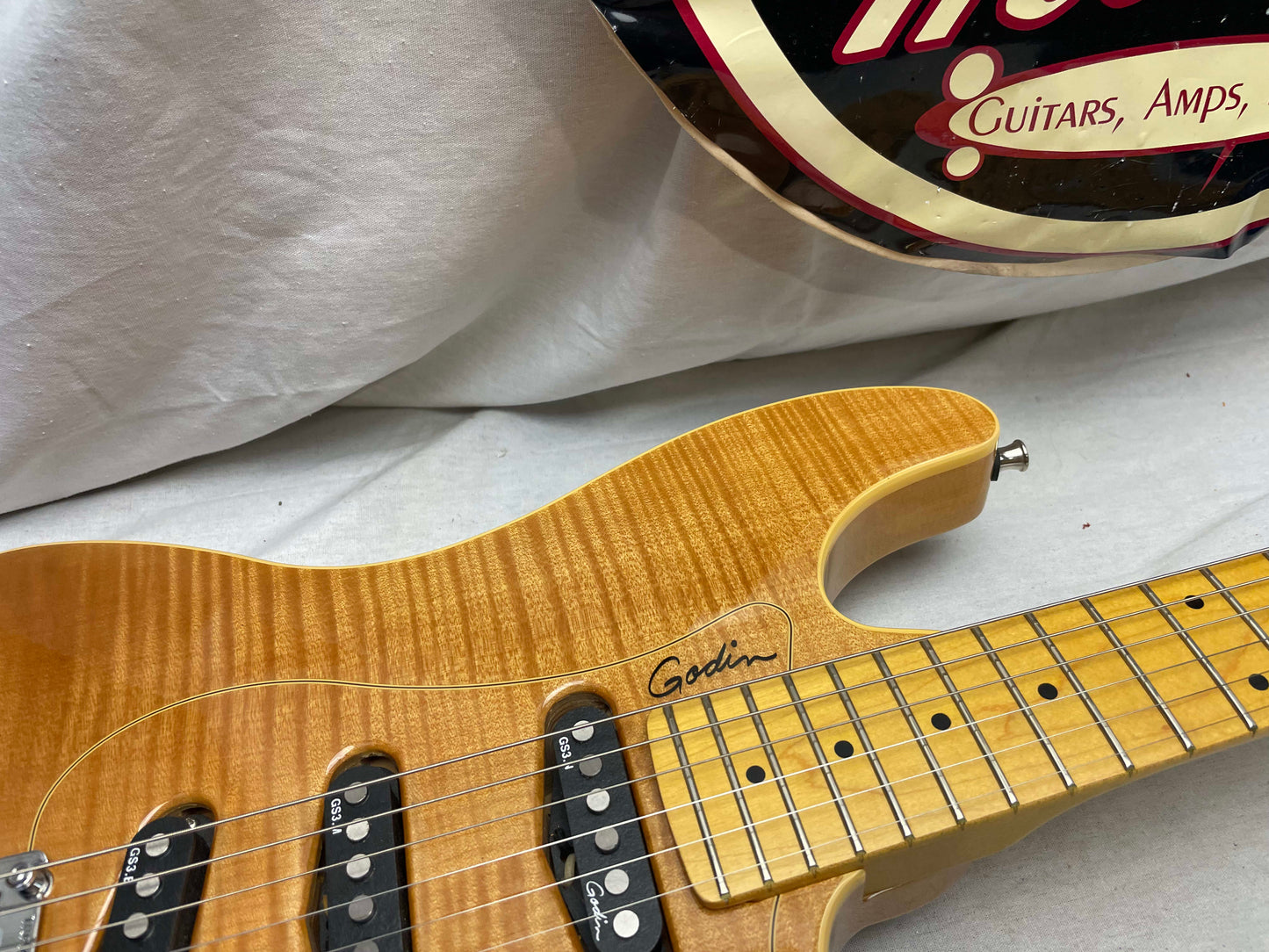 Godin Passion Series RG.3 rg3 S-style Guitar with Gig Bag 2012