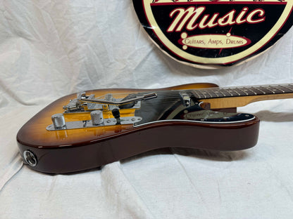 Fender 2016 Limited Edition American Standard Telecaster Figured Neck Guitar with Case 2015 - Cognac Burst / Rosewood fingerboard