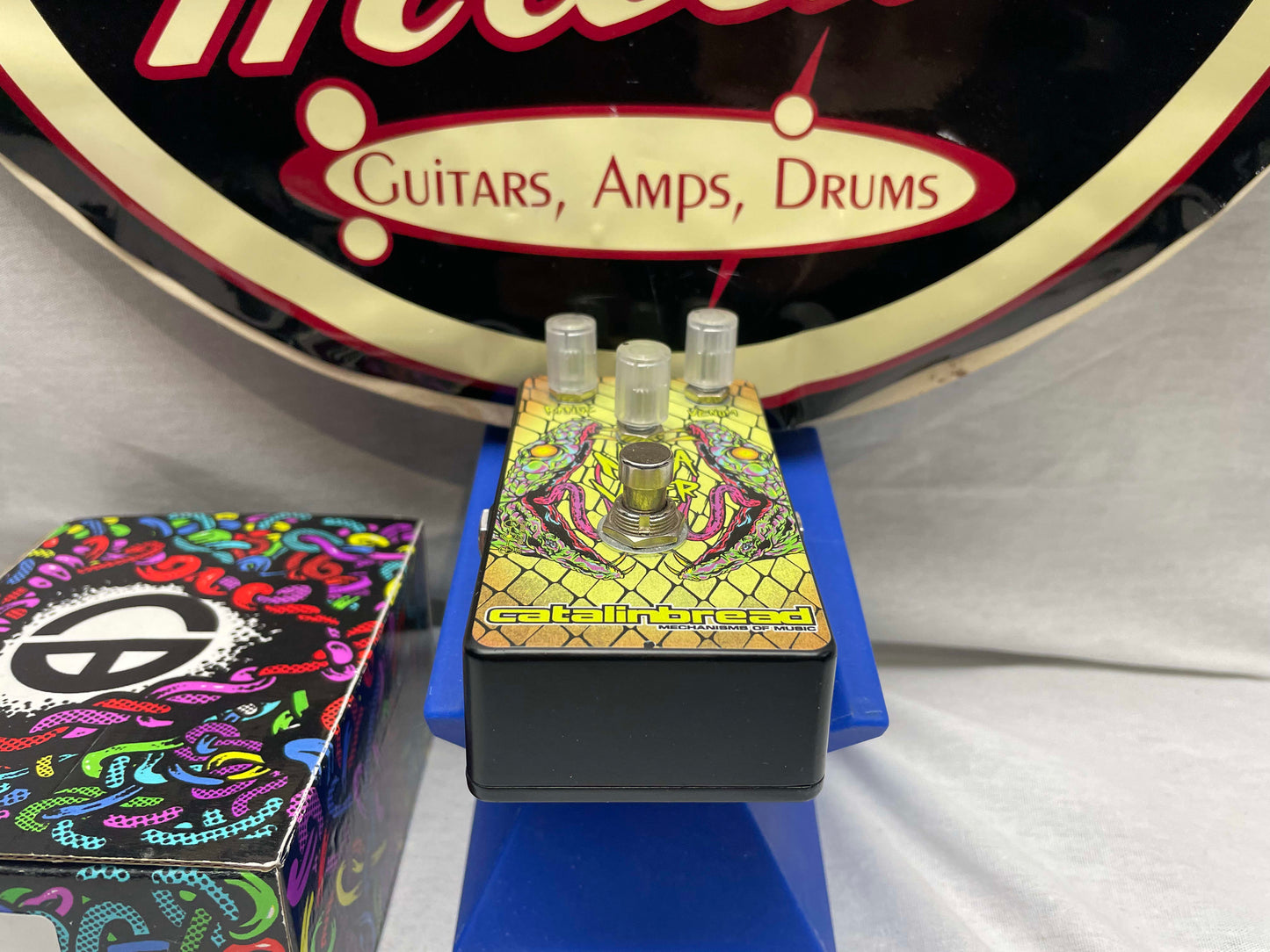 Catalinbread Limited Edition Gallery Series Naga Viper Treble Booster Pedal with Box